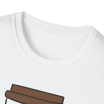 Coffee First Circuits Second Cartoon Unisex T-Shirt, Funny Coffee Tee, Gift for Engineers, Electrician T-shirt