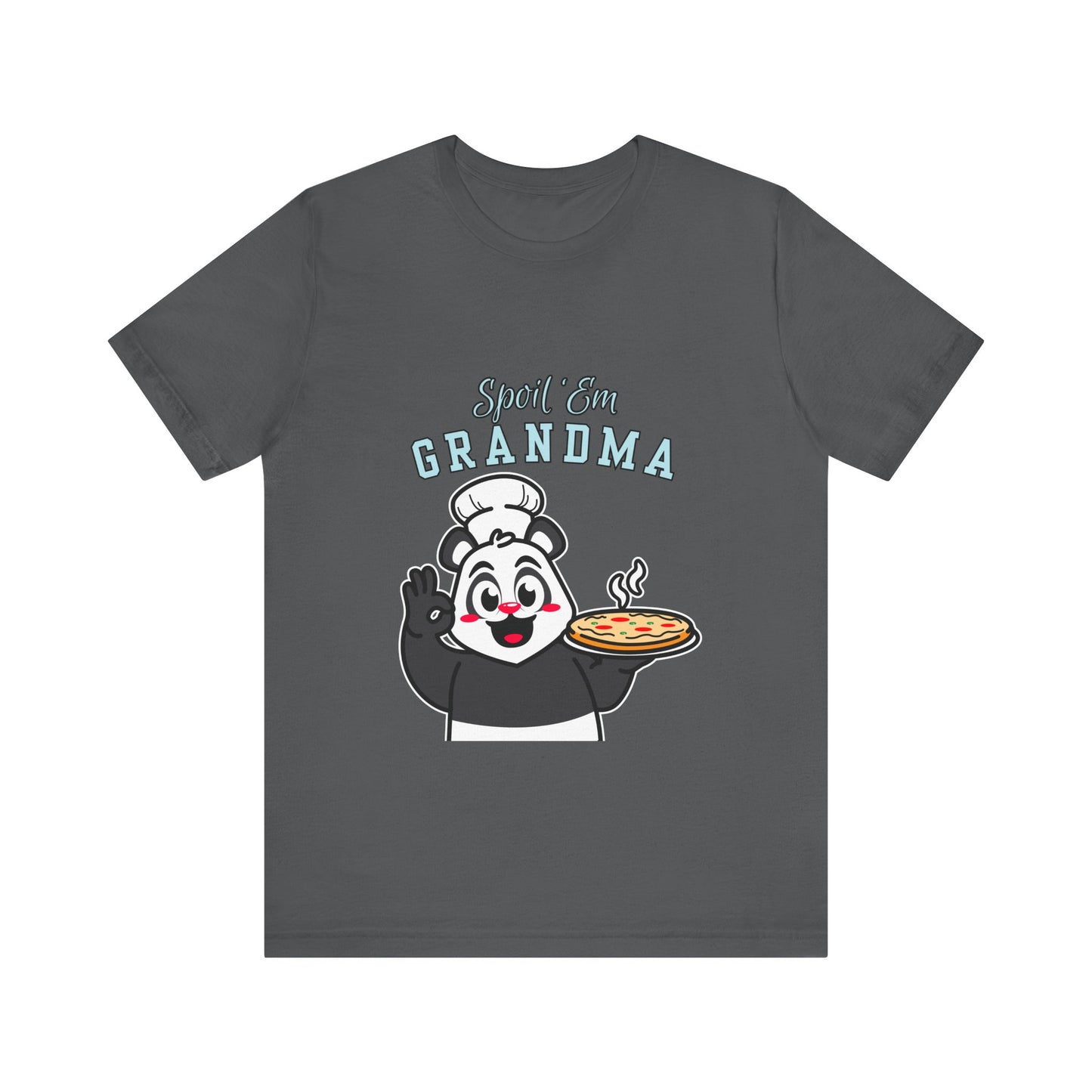 Cute Grandma Cooking Tee, Fun Family Gift, Unisex T-Shirt, Cute Chef Panda Design, Birthday, Mother's Day, Casual Wear