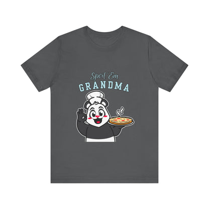 Cute Grandma Cooking Tee, Fun Family Gift, Unisex T-Shirt, Cute Chef Panda Design, Birthday, Mother's Day, Casual Wear