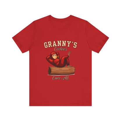 Granny's Cookies Unisex Tee, Cute Cookie Lover Gift, Baking T-Shirt, Funny Foodie Apparel, Family Gathering Shirt, Holiday Gift Idea