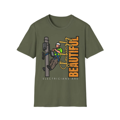 Electrician Shirt | Electrician T-Shirt | Electrician Gift | Electrical Worker Apparel | Electricians Are Shockingly Beautiful