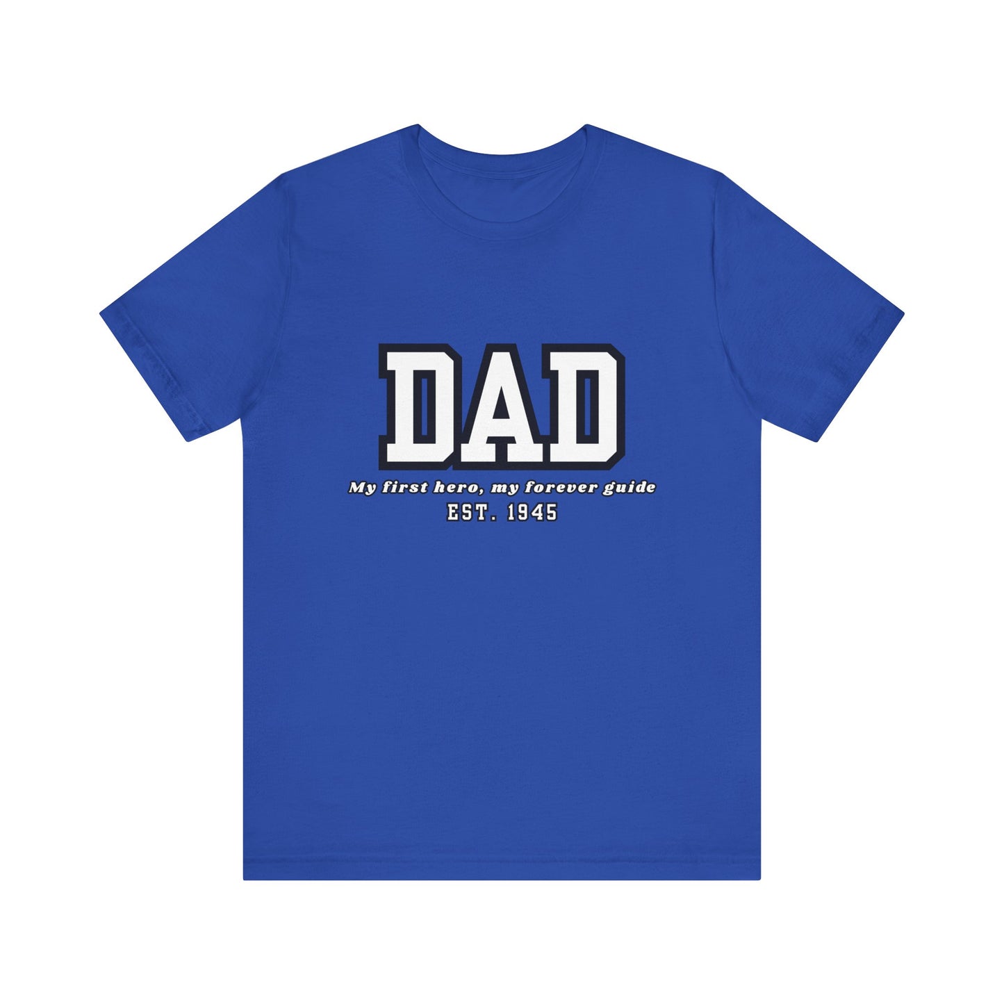 Dad Est. 1986 Unisex Tee - Gift for Father's Day, Birthday Tee, Casual Wear, Family T-Shirt, Dad's Day Out
