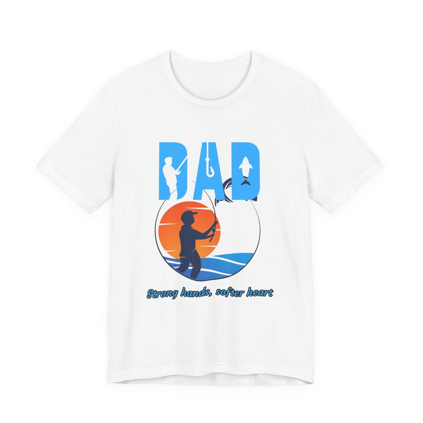 Fishing Dad Tee - Strong Hands, Soft Heart | Great Gift for Father's Day, Casual Wear, Outdoor Adventures, Dad's Birthday, Summer [...]