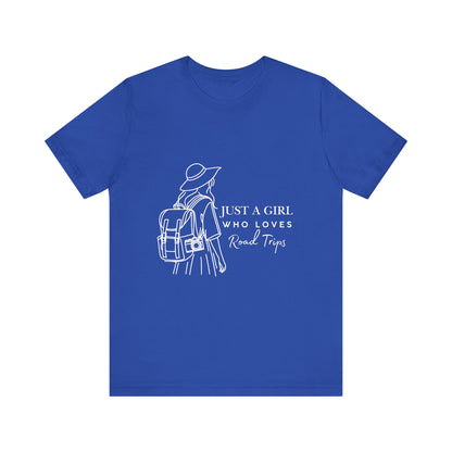 Adventure-Ready Tee for Girls | 'Just a Girl Who Loves Road Trips' | Travel Shirt, Vacation Outfit, Gift for Travelers, Summer [...]