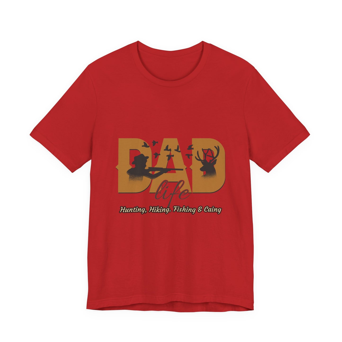 Dad Life Short Sleeve Tee - Celebrate Fatherhood, Gift for Dads, Casual Everyday Wear, Father's Day, Family Gatherings, Outdoor Adventures