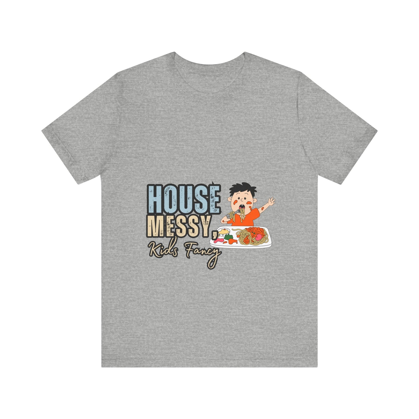 Messy House Kids Funny Tee, Unisex Short Sleeve Shirt, Family Humor Gift, Parenting Humor T-Shirt, Kids Mess T-Shirt