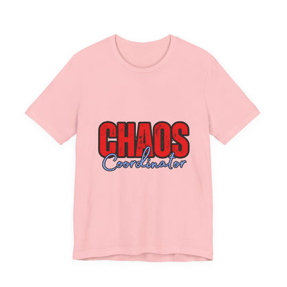 Chaos Coordinator Unisex Jersey Tee | Fun Everyday T-Shirt, Gift for Moms, Family Reunion Wear, Casual Style, Birthday Present