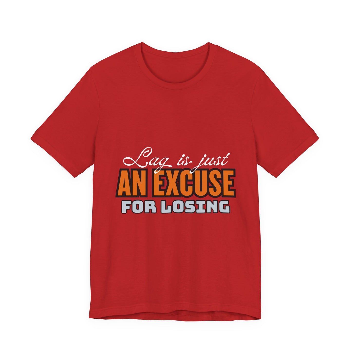 Motivational Fitness Tee, Unisex Jersey Short Sleeve Tee - 'Laziness is just an excuse for losing', Workout Apparel, Gym Shirt, Gift [...]