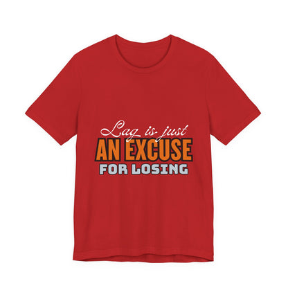 Motivational Fitness Tee, Unisex Jersey Short Sleeve Tee - 'Laziness is just an excuse for losing', Workout Apparel, Gym Shirt, Gift [...]