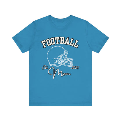 Football Mom Unisex Tee, Sports Fan Shirt, Gift for Moms, Casual Wear, Football Season Apparel, Family Game Day Top