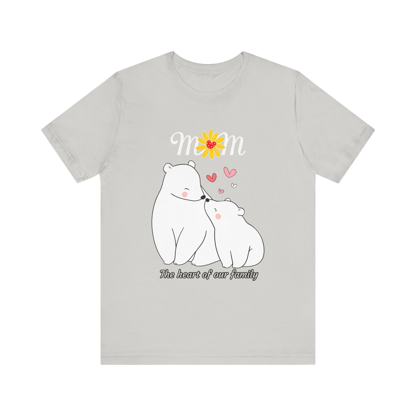 Mom Love Short Sleeve Tee, Cute Mom Shirt, Gift for Mom, Family Tee, Mother's Day Shirt, Mother's Day Gift