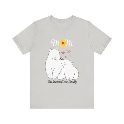 Mom Love Short Sleeve Tee, Cute Mom Shirt, Gift for Mom, Family Tee, Mother's Day Shirt, Mother's Day Gift