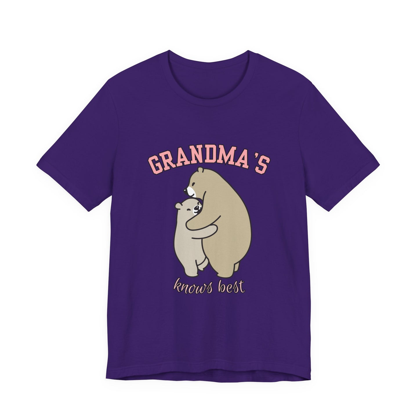 Grandma's Bears Unisex Short Sleeve Tee, Cute T-Shirt for Grandma, Gift for Grandparents, Birthday Gift, Family Matching Outfits