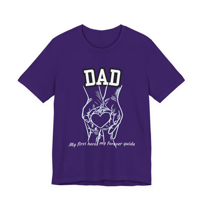 Heartfelt Dad's Love Tee, Gift for Dad, Unisex Tee with Heart Design, Birthday Gift, Casual Wear