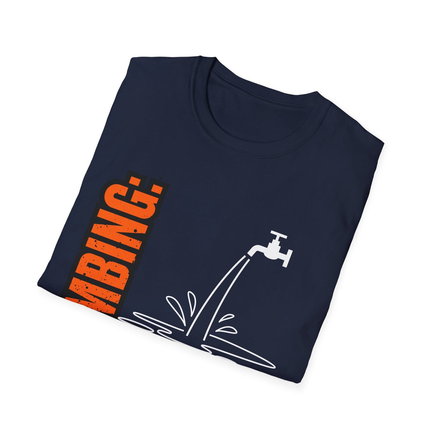 Plumbing Flow State Tee, Unisex Softstyle T-Shirt, Casual Workwear, Gift for Plumbers, Home Improvement Enthusiasts