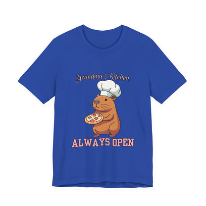 Grandma's Kitchen Unisex Tee | Cute Chef Shirt | Ideal Gift for Food Lovers, Family Gatherings, Birthdays, Home Cooks, Casual Wear