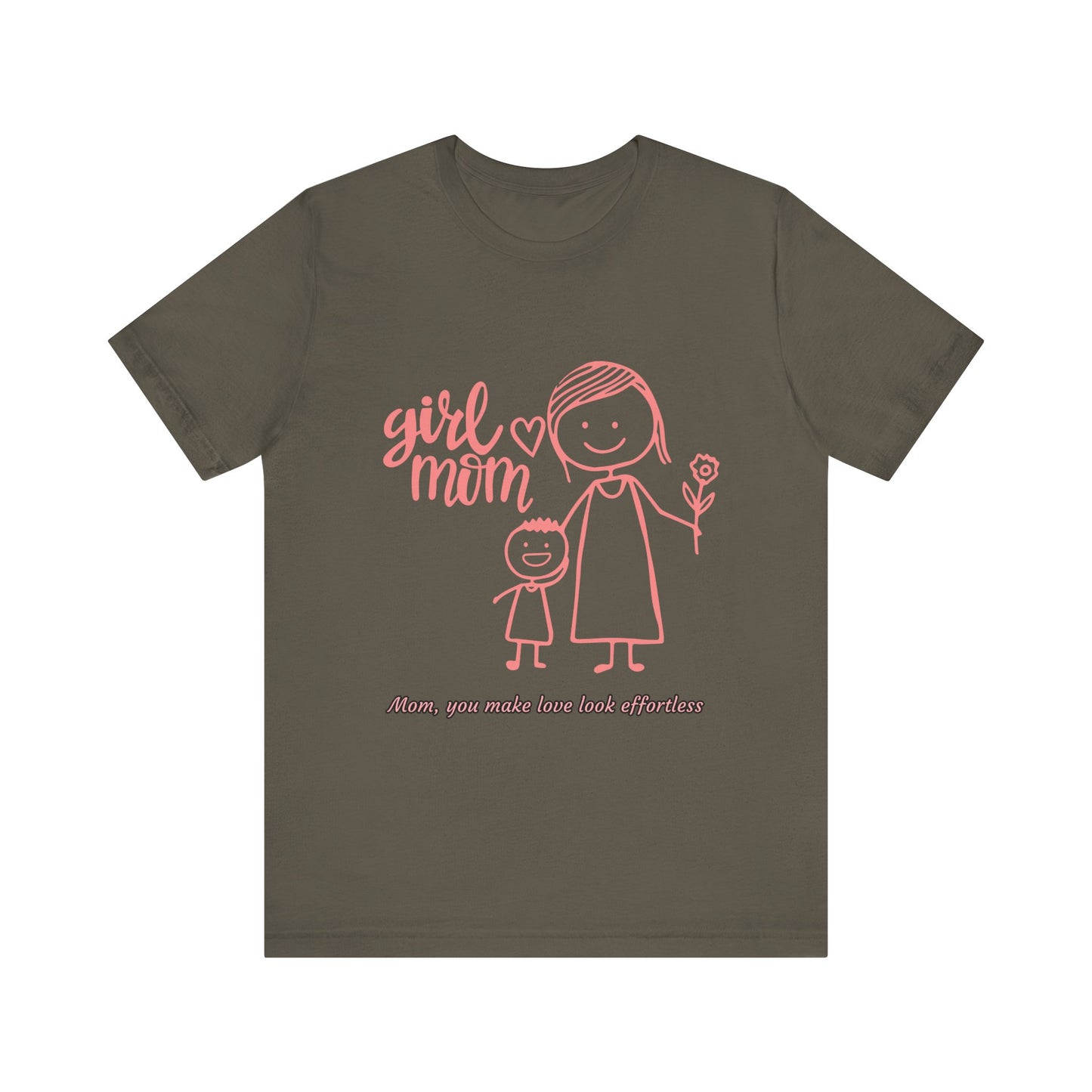 Mom Love Graphic Tee - Cute Mother's Day Gift, Family T-Shirt, Gift for Mom, Cute Apparel, Unisex Shirt