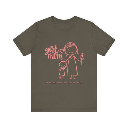 Mom Love Graphic Tee - Cute Mother's Day Gift, Family T-Shirt, Gift for Mom, Cute Apparel, Unisex Shirt