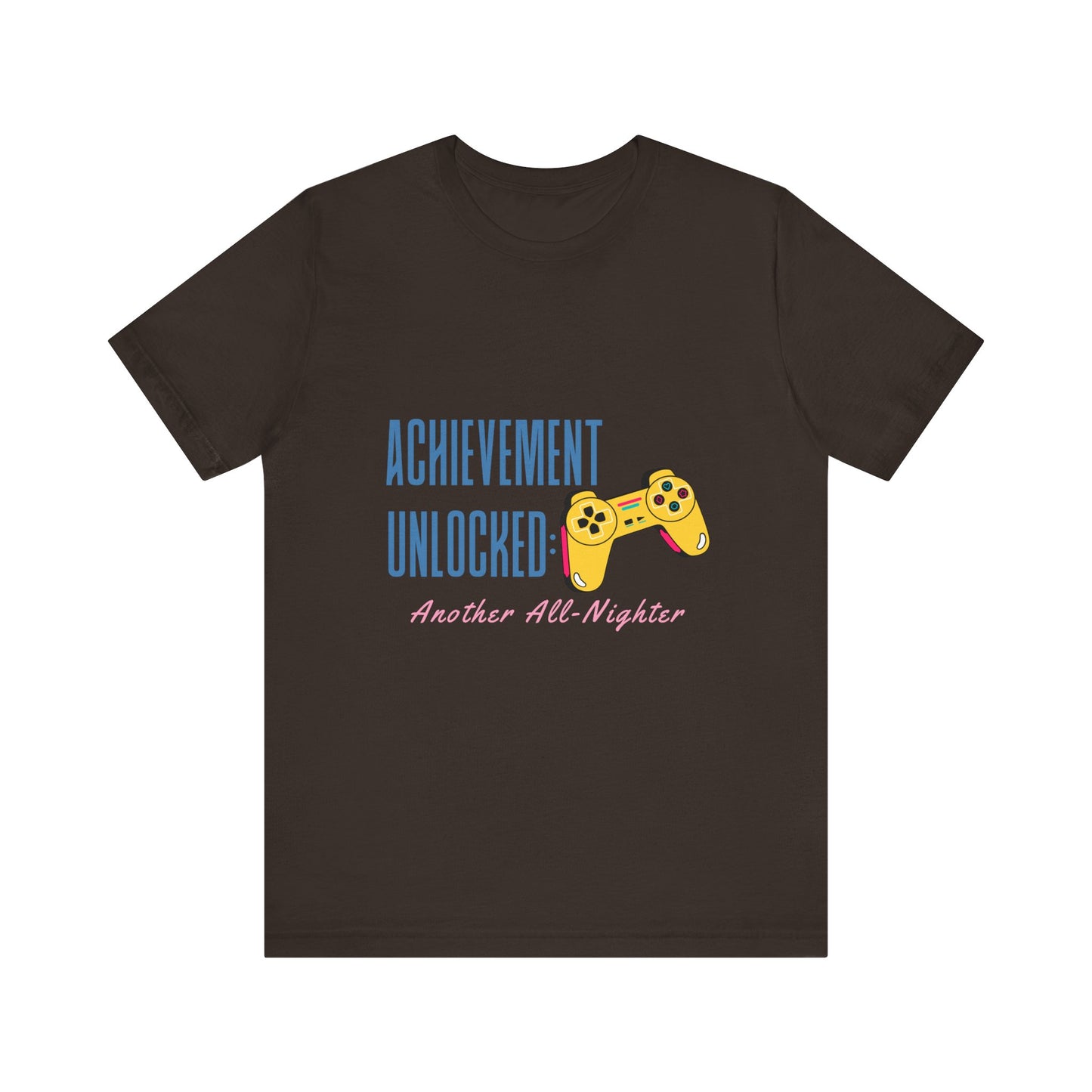 Achievement Unlocked Gamer Tee, Unisex Jersey T-Shirt for Gamers, Perfect for Gaming Nights, Birthday Gift, Casual Wear