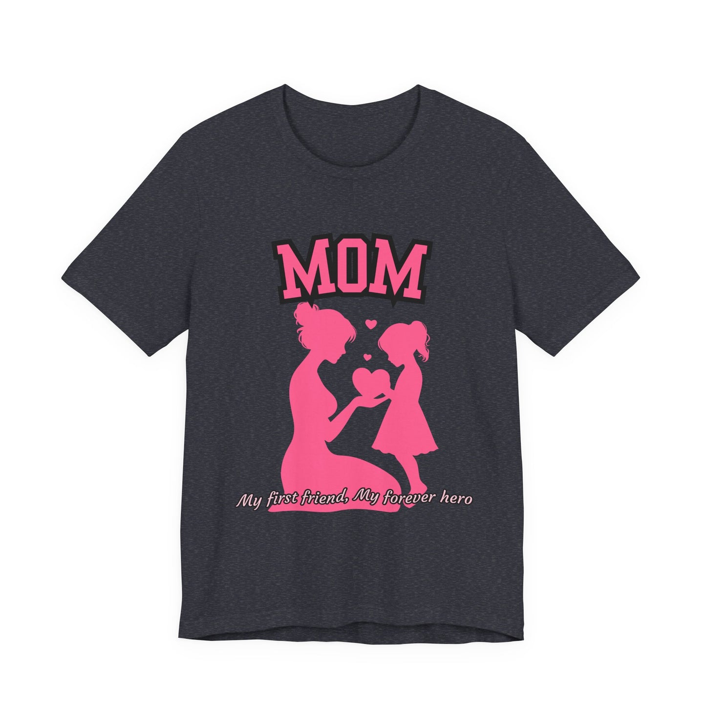 Mom and Daughter Love Tee | Unisex Jersey T-shirt for Mother's Day, Birthday Gift, Family Outing, Casual Wear, Heartwarming Gift