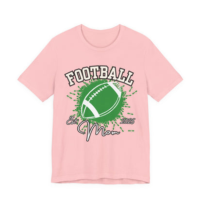 Football Mom Tee, Unisex Short Sleeve T-Shirt, Perfect Gift for Sports Moms, Game Day Apparel, Casual Weekend Wear