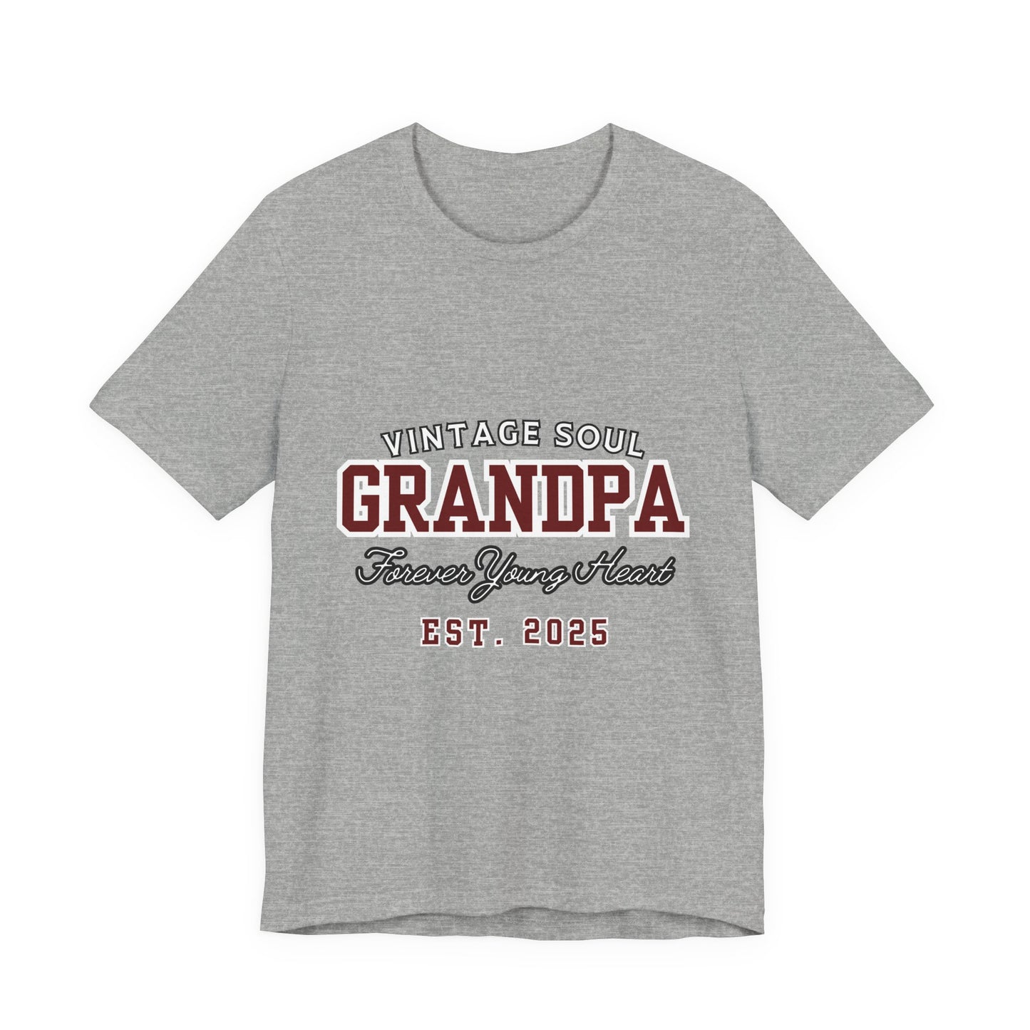 Vintage Soul Grandpa Tee | Perfect Gift for New Grandpas, Father's Day Present, Casual Wear, Family Gatherings, Comfortable Style
