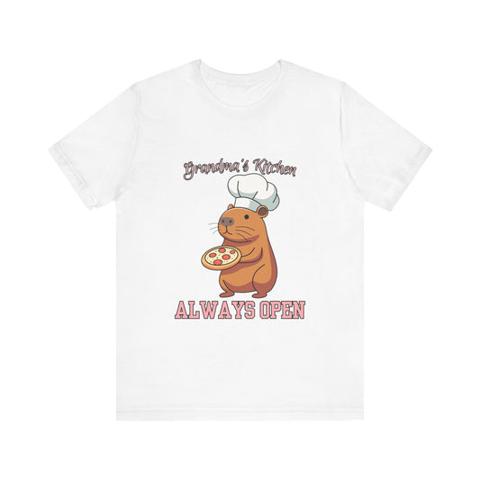 Grandma's Kitchen Unisex Tee | Cute Chef Shirt | Ideal Gift for Food Lovers, Family Gatherings, Birthdays, Home Cooks, Casual Wear