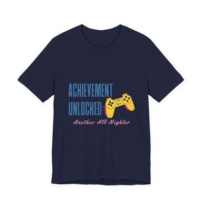 Copy of Achievement Unlocked Gamer Tee, Unisex Jersey T-Shirt for Gamers, Perfect for Gaming Nights, Birthday Gift, Casual Wear