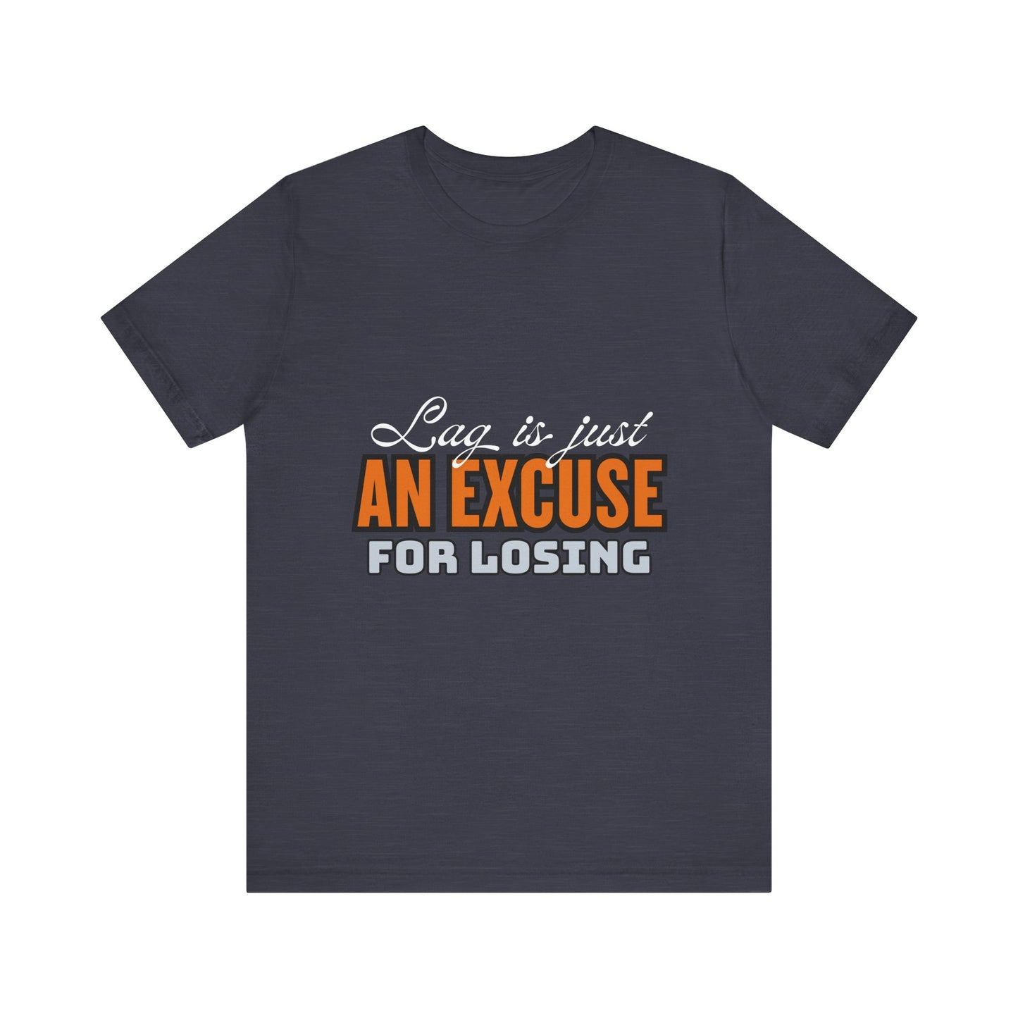 Motivational Fitness Tee, Unisex Jersey Short Sleeve Tee - 'Laziness is just an excuse for losing', Workout Apparel, Gym Shirt, Gift [...]