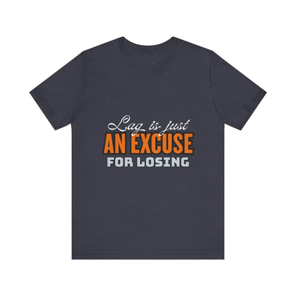 Motivational Fitness Tee, Unisex Jersey Short Sleeve Tee - 'Laziness is just an excuse for losing', Workout Apparel, Gym Shirt, Gift [...]