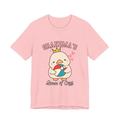 Grandma's Queen of Corgis Tee, Cute Pet Lovers Shirt, Gift for Dog Moms, Unique Grandma Gift, Casual T-Shirt, Fun Animal Tee