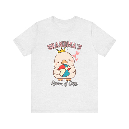 Grandma's Queen of Corgis Tee, Cute Pet Lovers Shirt, Gift for Dog Moms, Unique Grandma Gift, Casual T-Shirt, Fun Animal Tee