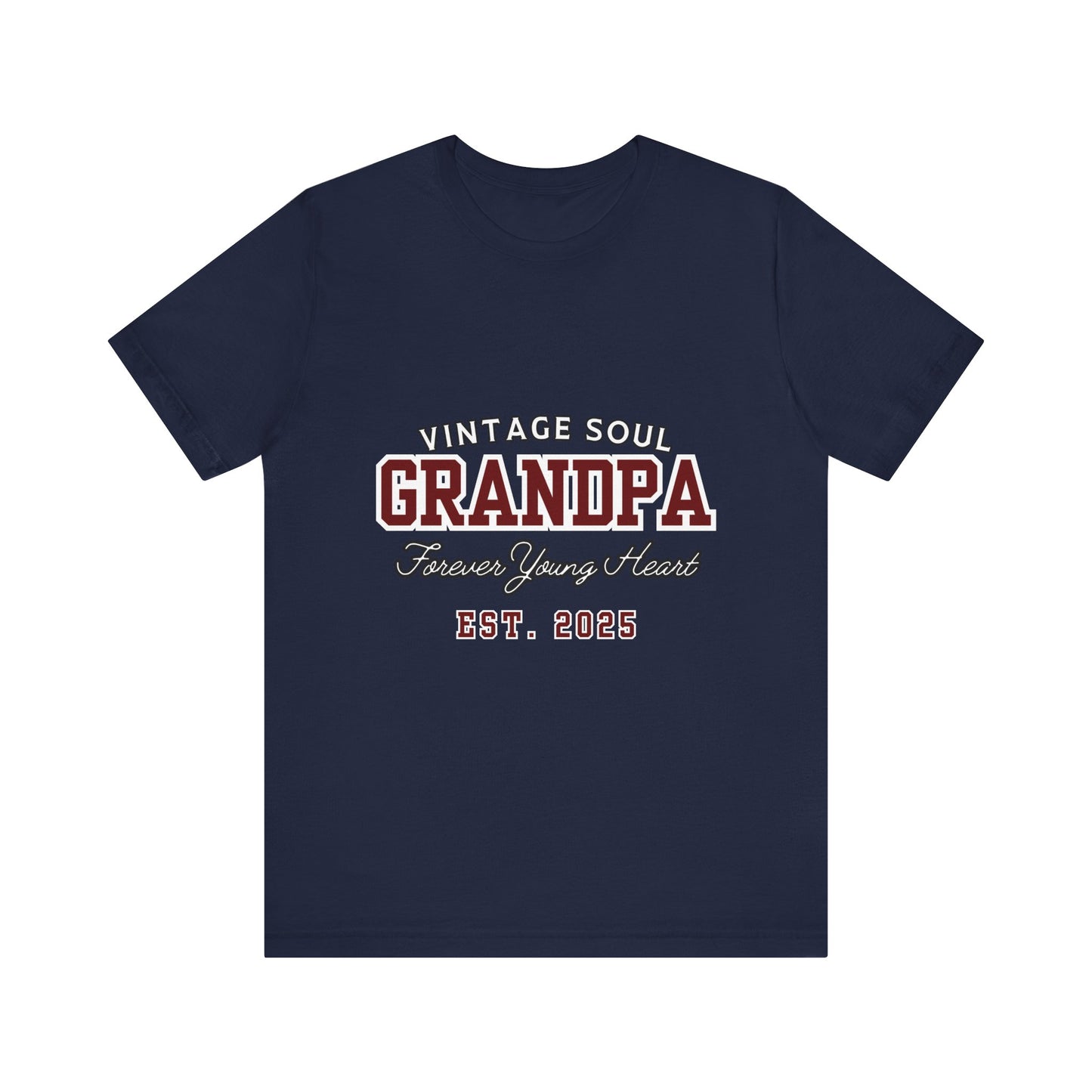 Vintage Soul Grandpa Tee | Perfect Gift for New Grandpas, Father's Day Present, Casual Wear, Family Gatherings, Comfortable Style