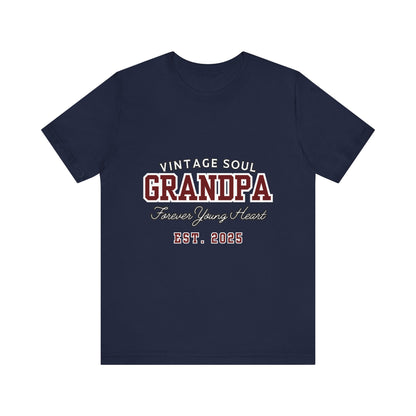 Vintage Soul Grandpa Tee | Perfect Gift for New Grandpas, Father's Day Present, Casual Wear, Family Gatherings, Comfortable Style
