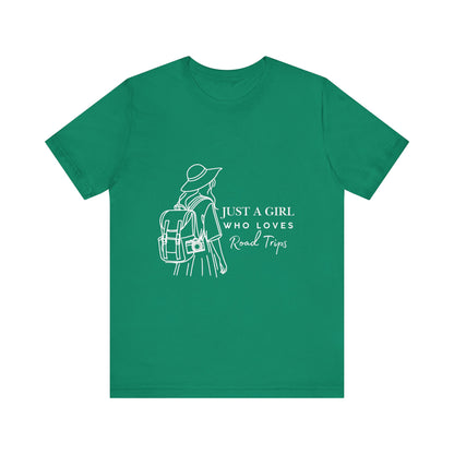 Adventure-Ready Tee for Girls | 'Just a Girl Who Loves Road Trips' | Travel Shirt, Vacation Outfit, Gift for Travelers, Summer [...]