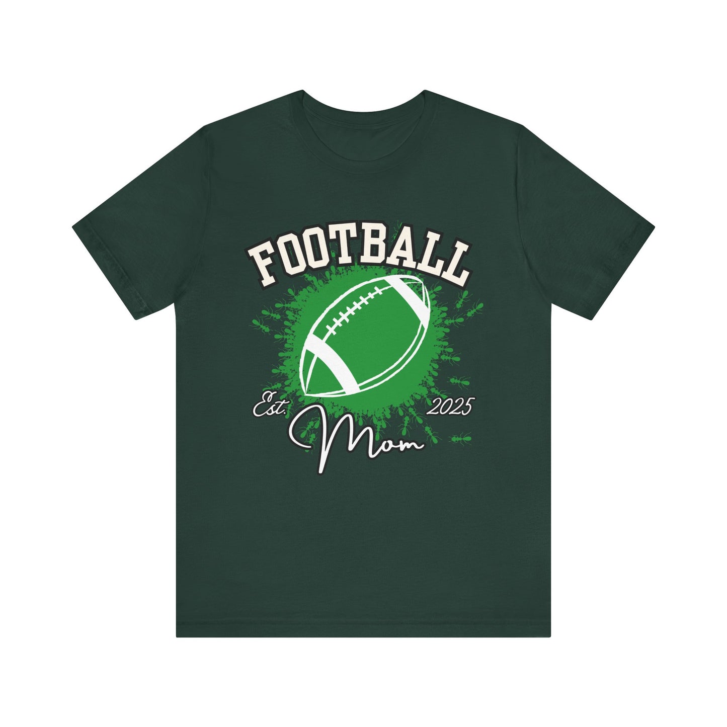 Football Mom Tee, Unisex Short Sleeve T-Shirt, Perfect Gift for Sports Moms, Game Day Apparel, Casual Weekend Wear