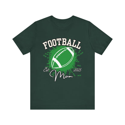 Football Mom Tee, Unisex Short Sleeve T-Shirt, Perfect Gift for Sports Moms, Game Day Apparel, Casual Weekend Wear