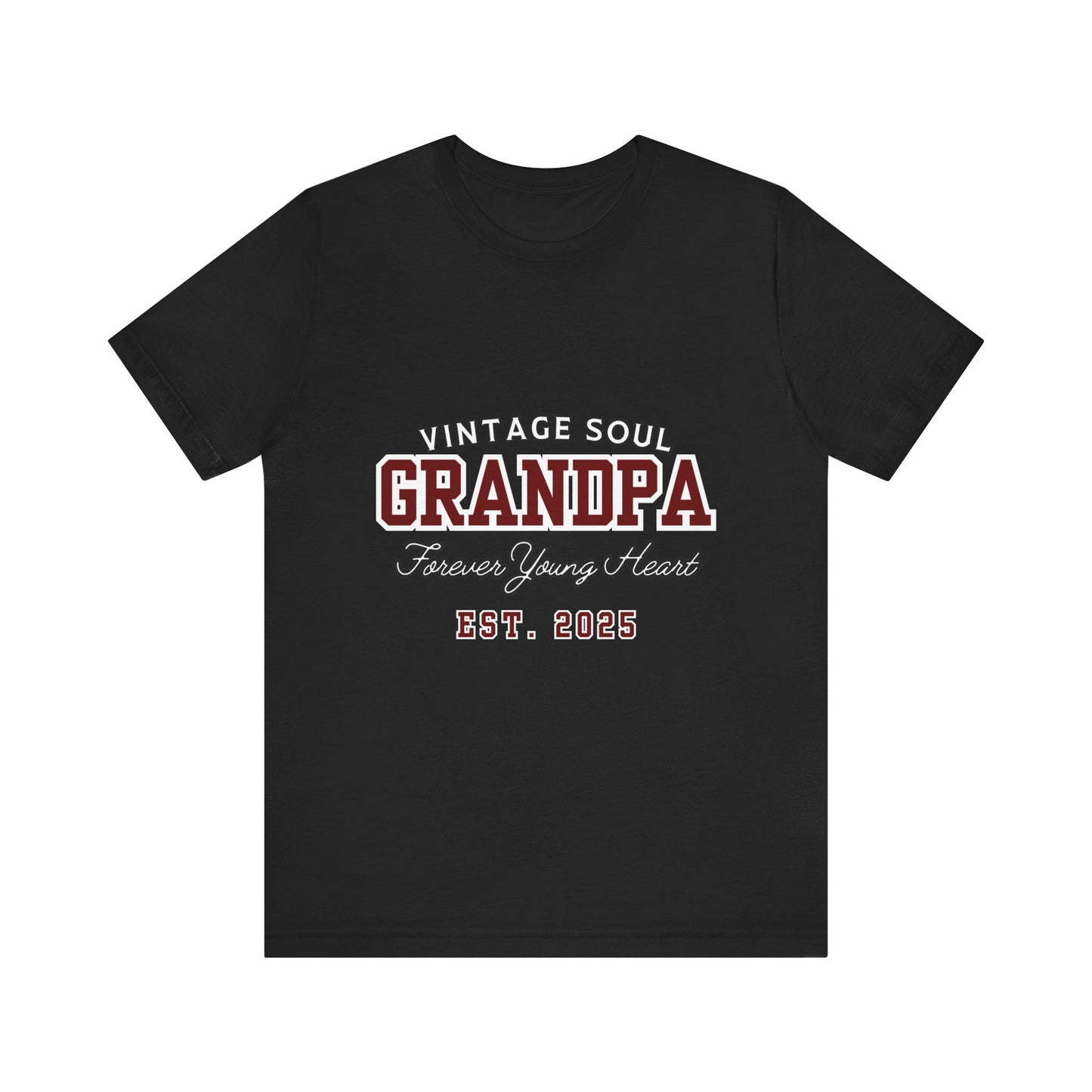 Vintage Soul Grandpa Tee | Perfect Gift for New Grandpas, Father's Day Present, Casual Wear, Family Gatherings, Comfortable Style