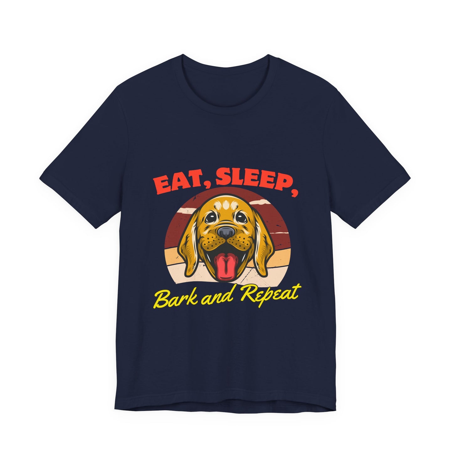 Dog Lover's Eat, Sleep, Bark Tee | Funny Pet T-Shirt, Gift for Dog Owners, Cute Canine Apparel, Dog Mom Shirt, Animal Lover Tops