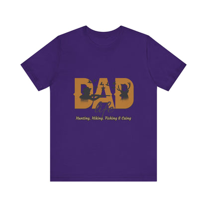 Dad Life Short Sleeve Tee - Celebrate Fatherhood, Gift for Dads, Casual Everyday Wear, Father's Day, Family Gatherings, Outdoor Adventures