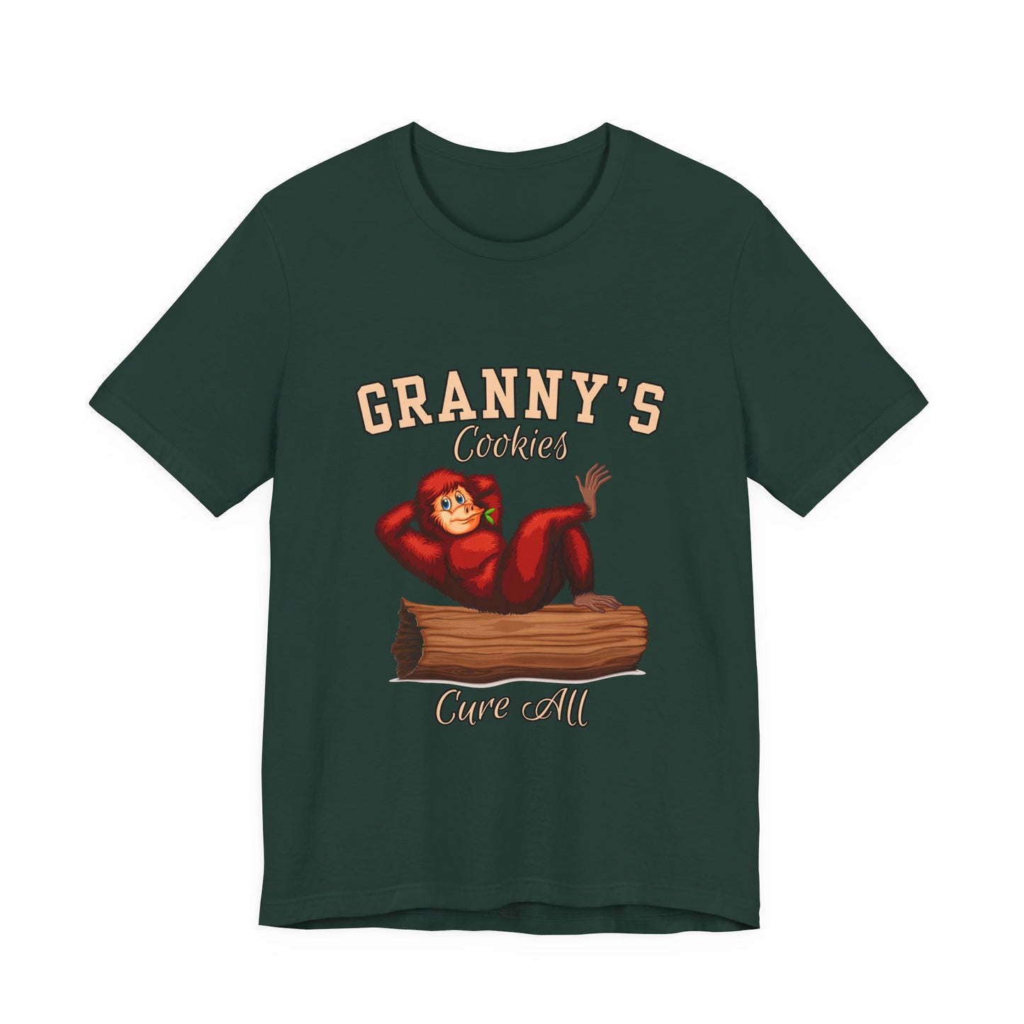 Granny's Cookies Unisex Tee, Cute Cookie Lover Gift, Baking T-Shirt, Funny Foodie Apparel, Family Gathering Shirt, Holiday Gift Idea