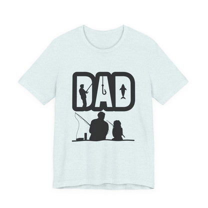 Father and Child Fishing Tee, Perfect Gift for Dads, Fishing Enthusiast Shirt, Father's Day Apparel, Family Bonding Tee