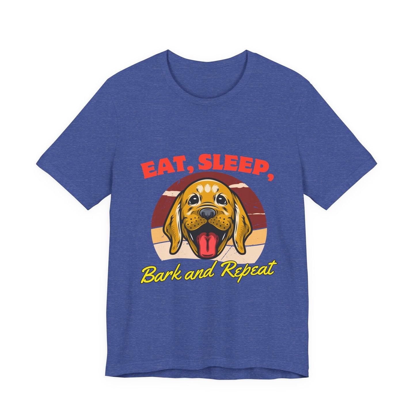 Dog Lover's Eat, Sleep, Bark Tee | Funny Pet T-Shirt, Gift for Dog Owners, Cute Canine Apparel, Dog Mom Shirt, Animal Lover Tops