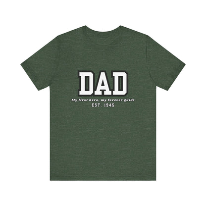 Dad Est. 1986 Unisex Tee - Gift for Father's Day, Birthday Tee, Casual Wear, Family T-Shirt, Dad's Day Out