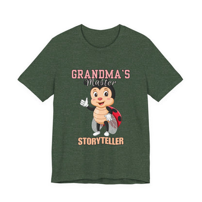 Grandma's Master Storyteller Tee, Unisex Tee, Gift for Grandma, Storyteller Shirt, Children's Storytime Tee, Family Bonding Shirt