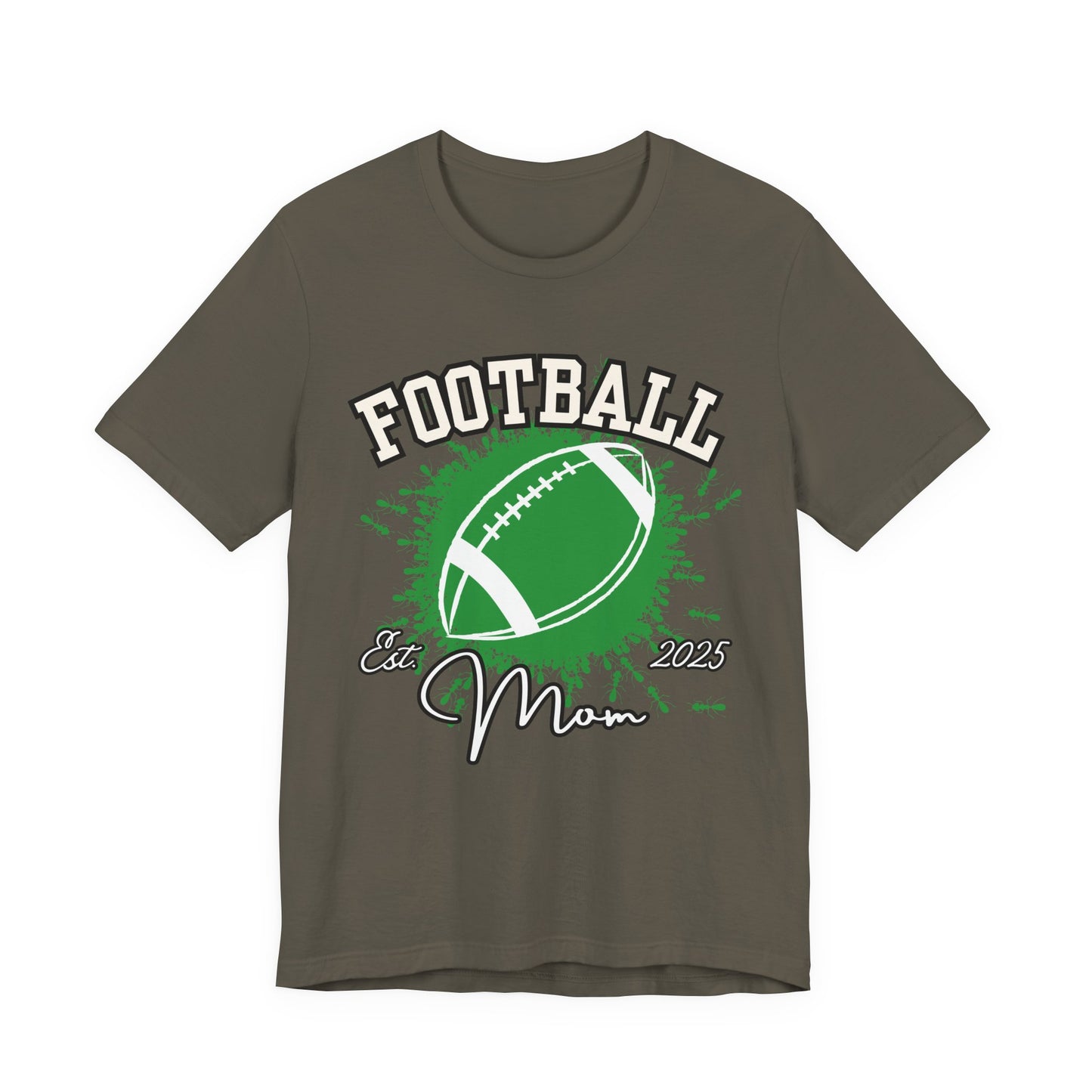 Football Mom Tee, Unisex Short Sleeve T-Shirt, Perfect Gift for Sports Moms, Game Day Apparel, Casual Weekend Wear