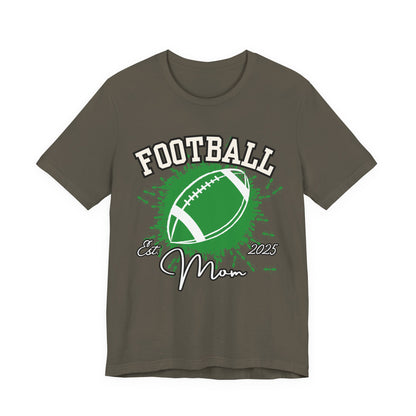 Football Mom Tee, Unisex Short Sleeve T-Shirt, Perfect Gift for Sports Moms, Game Day Apparel, Casual Weekend Wear