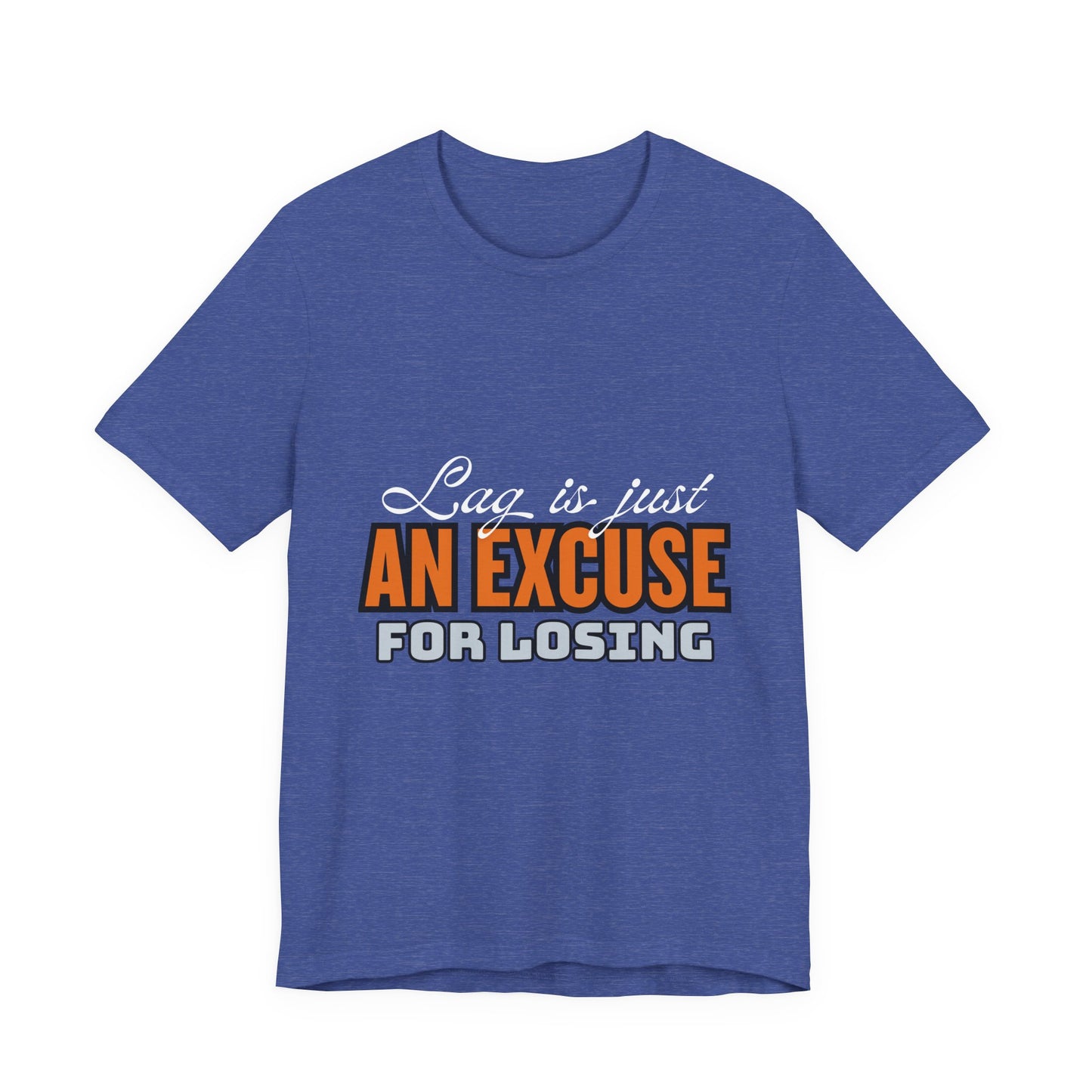 Motivational Fitness Tee, Unisex Jersey Short Sleeve Tee - 'Laziness is just an excuse for losing', Workout Apparel, Gym Shirt, Gift [...]