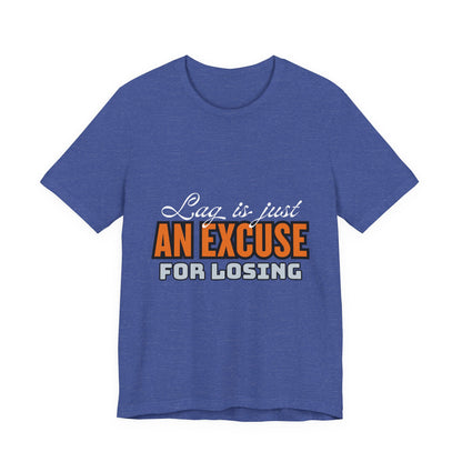 Motivational Fitness Tee, Unisex Jersey Short Sleeve Tee - 'Laziness is just an excuse for losing', Workout Apparel, Gym Shirt, Gift [...]