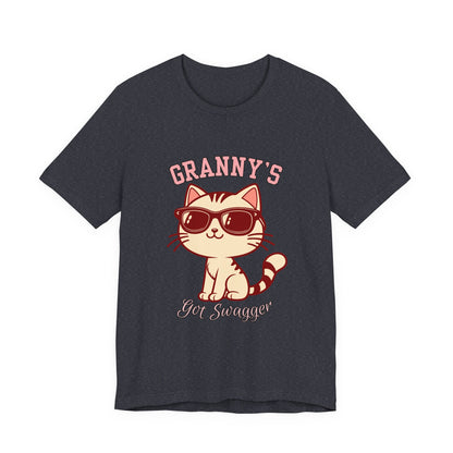 Cool Cat Grandma Tee | Fun Cat Shirt, Gifts for Cat Lovers, Quirky Quote Top, Cat Mom Gift, Casual Wear